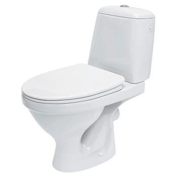 Унитаз компакт Mito (Cersanit) 802 ЕKO SIMPLEON 010 650x350 полукруглый, с сиденьем, белый