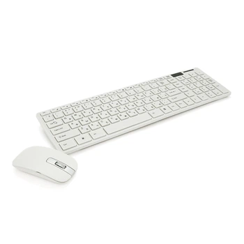 Комплект беспроводной K06 (KB+Mouse), (Eng / Pyc), 2.4G, White, Box