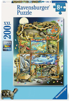 Puzzle Ravensbruger Fish And Reptile Menagerie 200 elementów (4005555008668)