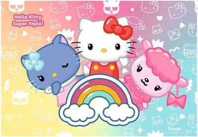 Пазл Ravensburger Hello Kitty Super Style 2 x 24 елемента (4005555010340)