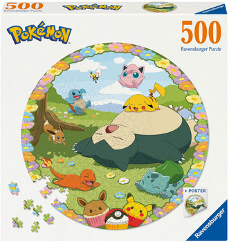 Puzzle Ravensburger Blooming Pokemon 500 elementów (4005555011316)