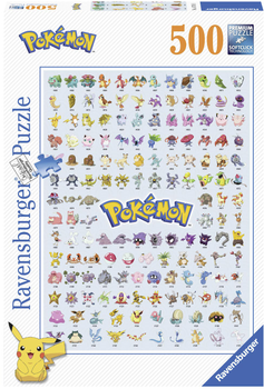 Puzzle Pokemon Original 151 500 elementów (4005556147816)