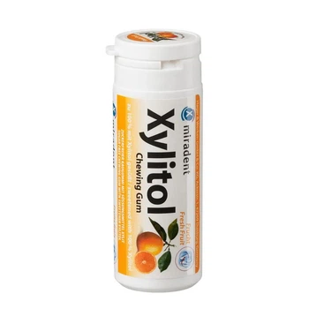 Жувальна гумка з ксилітолом Miradent Xylitol Chewing Gum Fresh Fruits 30 шт