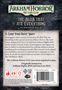 Dodatek do gry planszowej Asmodee Arkham Horror LCG: The Slime That Ate All Thing (3558380064282)