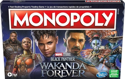 Настільна гра Hasbro Monopoly Black Panther 2 Wakanda Forever (5010994154820)