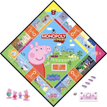 Gra planszowa Hasbro Monopoly Junior Peppa Pig (5010993793310)