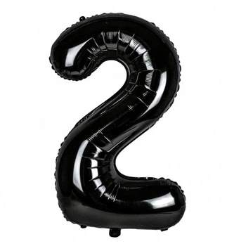 Кулька Цифра "2" (76 см) колір - чорний
