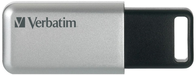 Флеш пам'ять Verbatim Store Go Secure Pro 64GB USB 3.0 Silver (0023942986669)