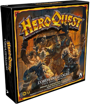 Dodatek do gry planszowej Hasbro HeroQuest: Horda Ogrów (wersja włoska) (5010996223234)