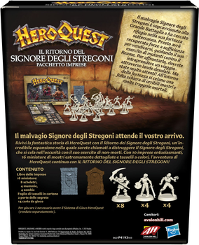 Dodatek do gry planszowej Hasbro HeroQuest: Powrót Władcy Czarownic (5010993938865)