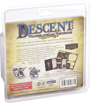 Додаток до настільної гри Giochi Uniti Descent: Mini Lieutenant Raythen (8033772896771)