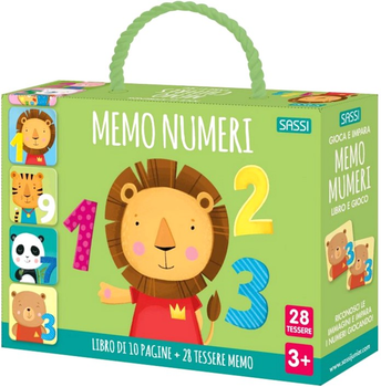 Настільна гра Sassi Play & Learn Memo Numeri (9788830312074)