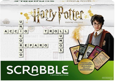 Gra planszowa Mattel Scrabble Harry Potter (wersja włoska) (0887961865301)