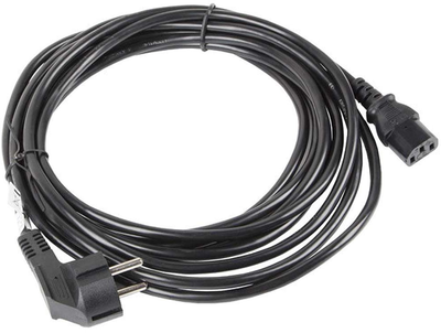 Kabel Lanberg CEE 7/7 - IEC-C13 10 m Black (CA-C13C-11CC-0100-BK)