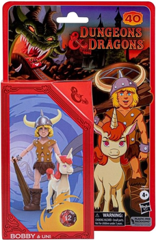 Zestaw figurek Hasbro Dungeons & Dragons Cartoon Classics Bobby & Uni 2 szt (5010994192594)