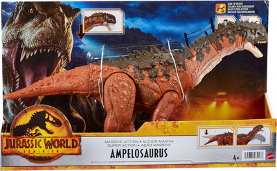 Figurka Mattel Ampelosaurus Jurassic World Massive Action 35 cm (0194735034178)