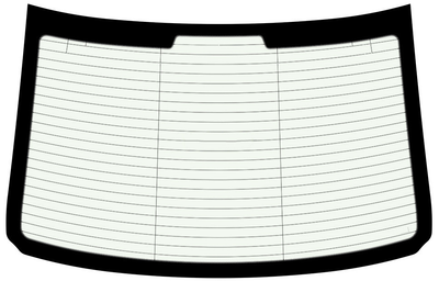 VW Passat B7 2010-2015 Заднє скло (з обігрівом, з антеною, місце під GPS, SEDAN) GS 7407 D22 XYG (КНР)