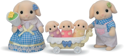 Набір фігурок Sylvanian Families Flora Rabbit Family з аксесуарами 5 шт (5054131057353)