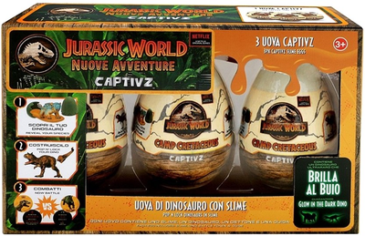 Фігурка-сюрприз Rocco Giocattoli Jurassic World зі слаймом (8027679071232)