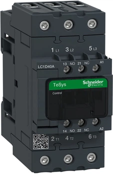 Контактор Schneider Electric 3P 440 В 40 A 220 В AC 50/60 Гц (LC1D40AM7)