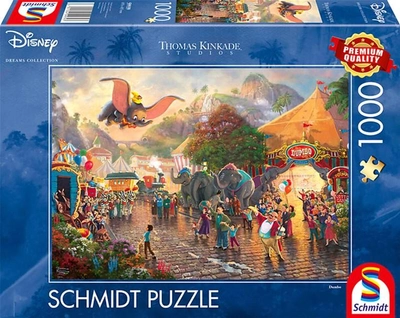 Puzzle Schmidt Spiele Thomas Kinkade Disney Dumbo 69.3 x 49.3 cm 1000 elementów (4001504599393)