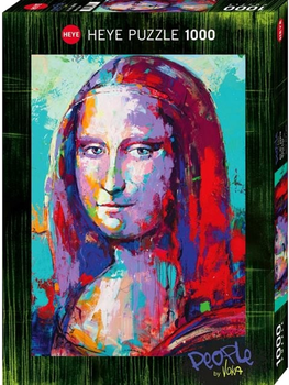 Puzzle Heye People by Voice Mona Lisa 70 x 50 cm 1000 elementów (4001689299484)
