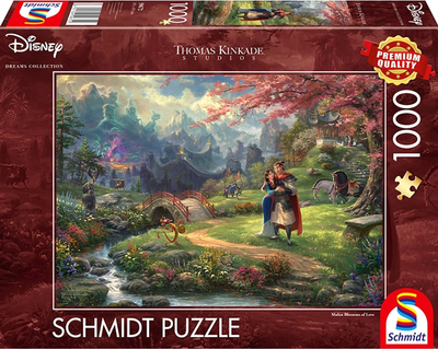 Puzzle Schmidt Disney Thomas Kinkade Mulan 69.3 x 49.3 cm 1000 elementów (4001504596729)