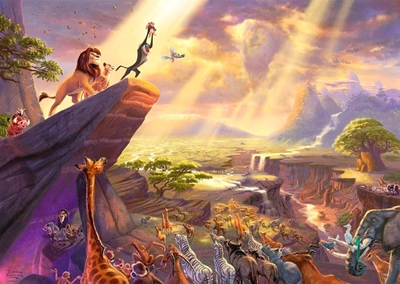 Пазл Schmidt Disney Thomas Kinkade Lion King 69.3 x 49.3 см 1000 елементів (4001504596736)