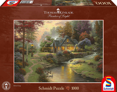 Puzzle Schmidt Thomas Kinkade Evening Calm 69.3 x 49.3 cm 1000 elementów (4001504584641)