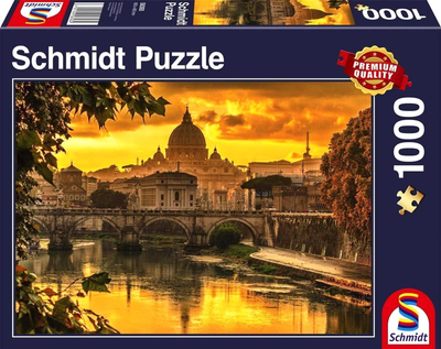 Puzzle Schmidt Golden Light on Rome 69.3 x 49.3 cm 1000 elementów (4001504583934)
