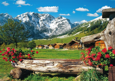 Puzzle Schmidt View of the Mountain Idyll 69.3 x 49.3 cm 1000 elementów (4001504583682)