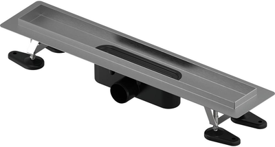 Трап лінійний UPONOR 1136399 Ø50 30/800 мм Aqua Ambient сріблястий