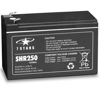 Акумулятор 7Stars SHR250 (12V/9Ah High Rate)