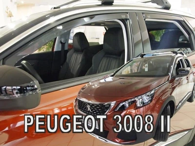Дефлекторы окон (ветровики) HEKO для Peugeot 3008 2017+ 5D вставные 4 шт