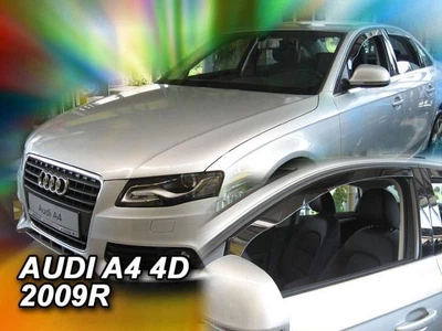 Дефлекторы окон (ветровики) HEKO для Audi A4 (B8) 2008-2015 4D вставные 4 шт Sedan