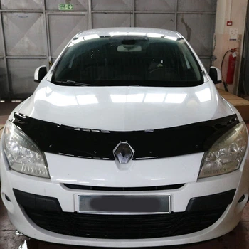 Дефлектор капота (мухобійка) для Renault Megane 2010-2015 SEDAN