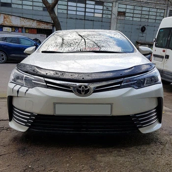 Дефлектор капота (мухобойка) для Toyota Corolla 2013-2018