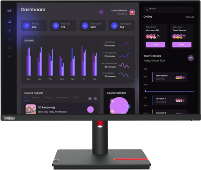 Монитор 23.8" Lenovo ThinkVision T24i-30 (63CFMATXUA)