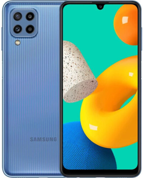 Смартфон 6.4" Samsung Galaxy M32 6/128GB 2-SIM 4G NFC 64/20 Mp 8 ядер Android 13 Blue