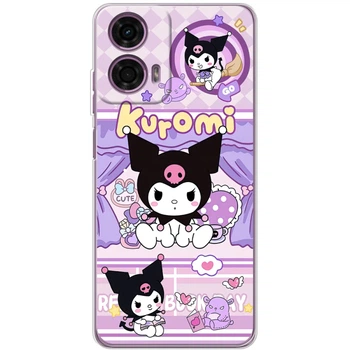 Силиконовый чехол BoxFace Motorola G24 Power Милі пустощі Kuromi (55776-up2621)