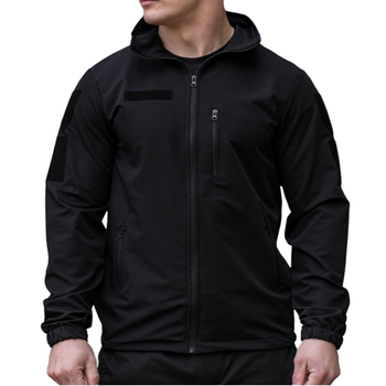 Куртка-ветровка тактична Double weave Falcon колір чорний, 50