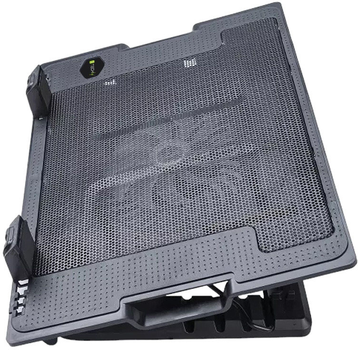 Охолоджувальна підставка для ноутбука Techly 17.3" Black (8051128106244)