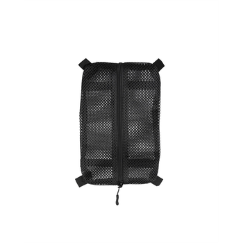 Подсумок универсальный сетчастый Sturm Mil-Tec® Mesh Bag with Velcro M Black