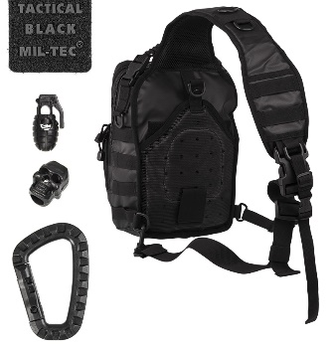 Рюкзак однолямочный TACTICAL BLACK ONE STRAP ASSAULT PACK SMALL Black