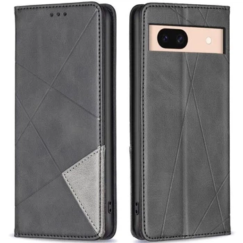Чохол-книжка з кишеньками UniCase Geometric Pattern для Google Pixel 8A - Black