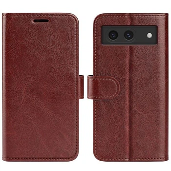 Класичний чохол-книжка Deexe Wallet Style для Google Pixel 8A - Brown