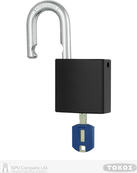 Замок висячий Tokoz TOK-52932 Черный корпус