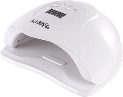 Лампа для нігтів AlleLux UV/LED 120W для гібридних лаків X5 Plus White (5902170304078)