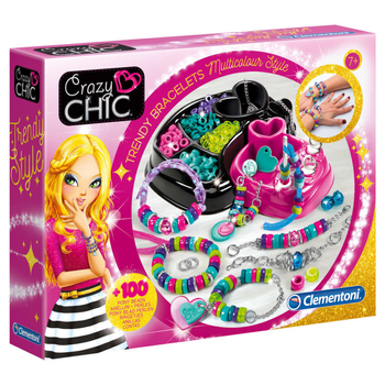 Набір для створення браслетів Clementoni Crazy Chic Trendy Bracelets (8005125151806)