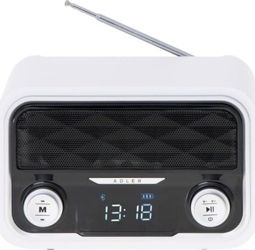Радиоприемник Adler AD 1185 Black-White (5902934839181)